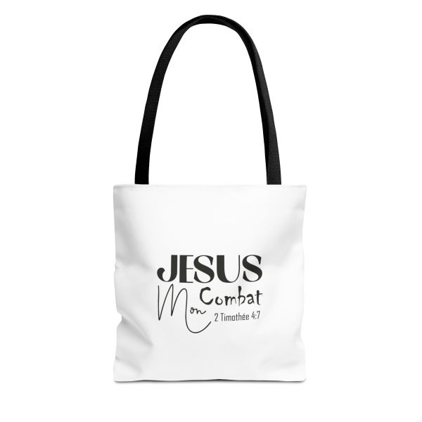 Tote Bag French Jesus Mon Combat